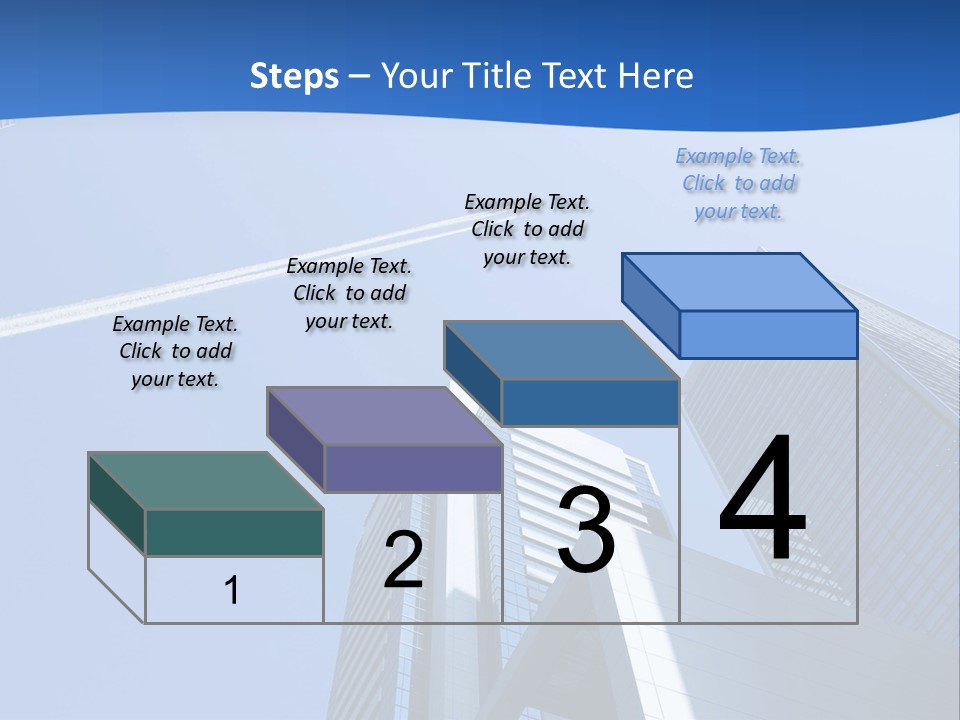 Blue Aeroplane Modern PowerPoint Template