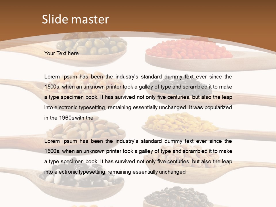 Collage Soja Vegetarian PowerPoint Template