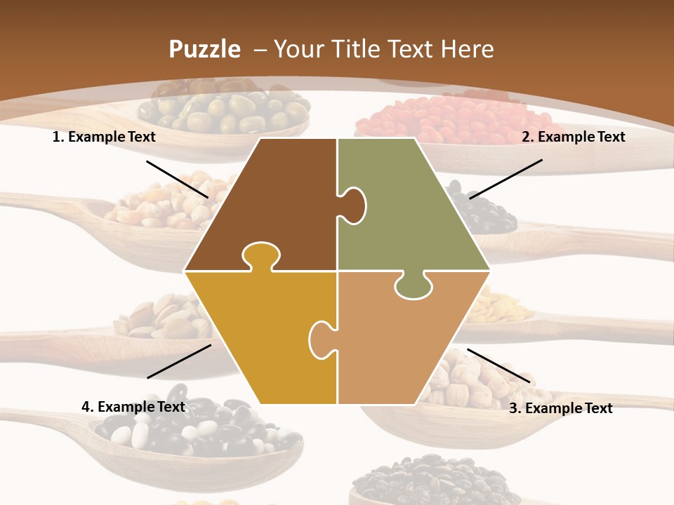 Collage Soja Vegetarian PowerPoint Template