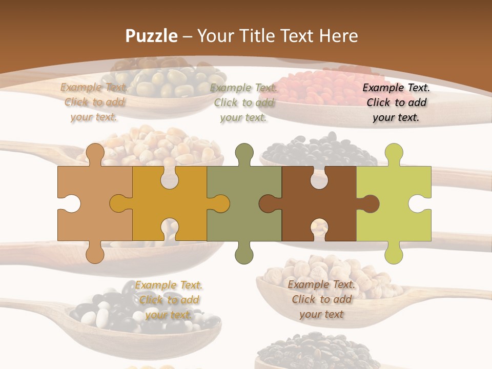 Collage Soja Vegetarian PowerPoint Template