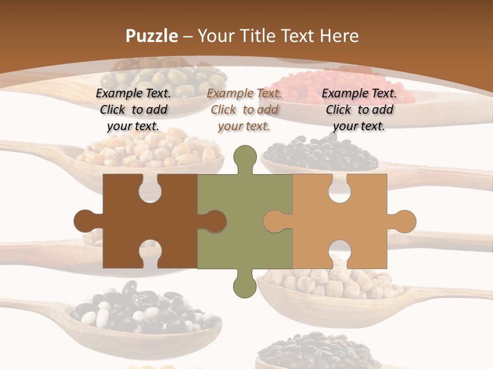 Collage Soja Vegetarian PowerPoint Template