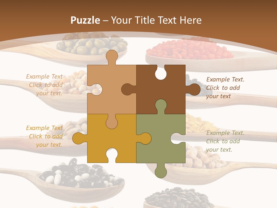 Collage Soja Vegetarian PowerPoint Template