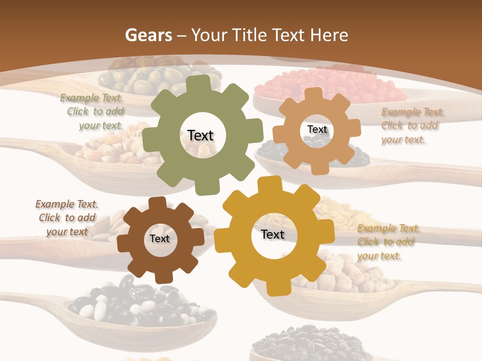 Collage Soja Vegetarian PowerPoint Template