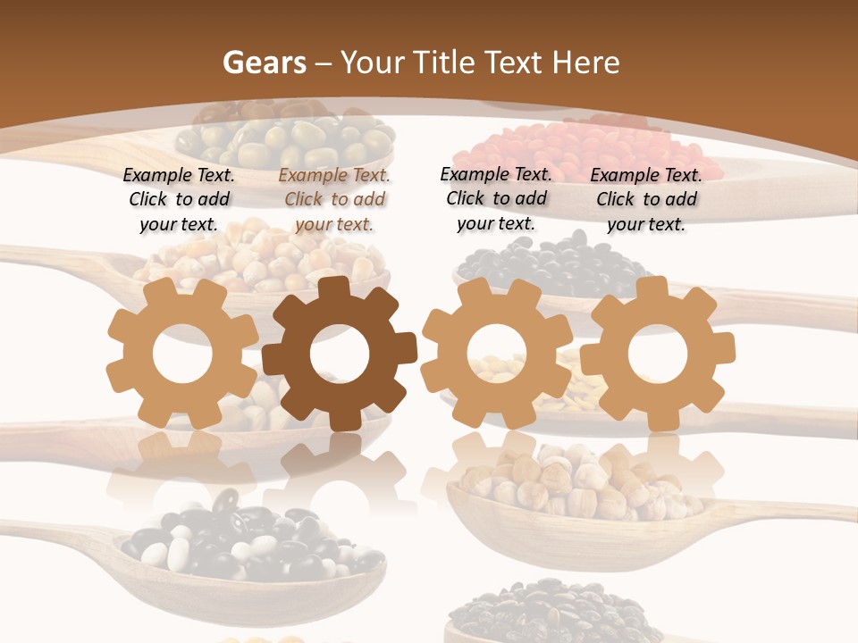 Collage Soja Vegetarian PowerPoint Template