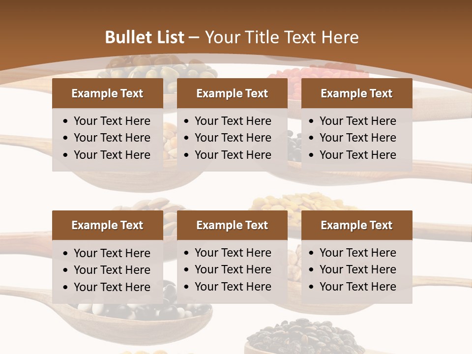 Collage Soja Vegetarian PowerPoint Template