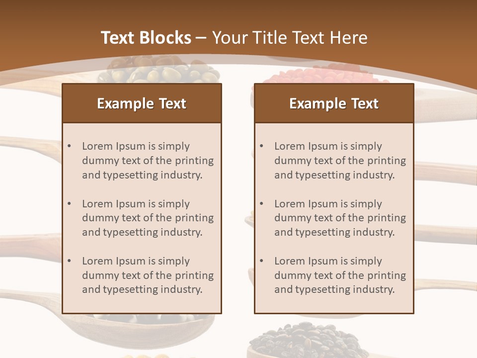 Collage Soja Vegetarian PowerPoint Template