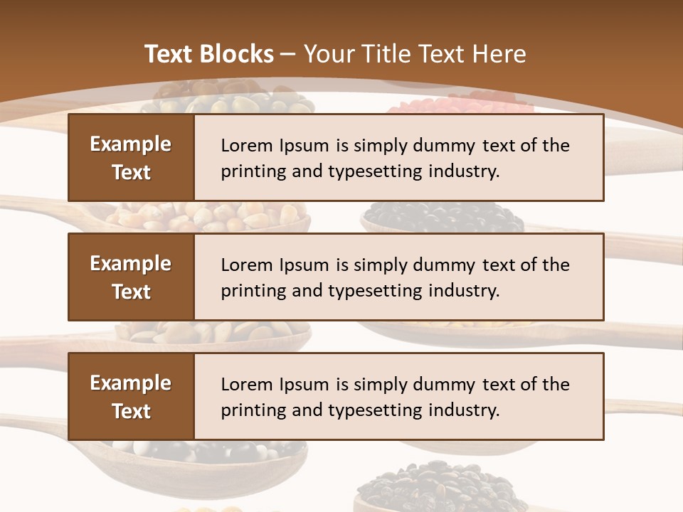 Collage Soja Vegetarian PowerPoint Template
