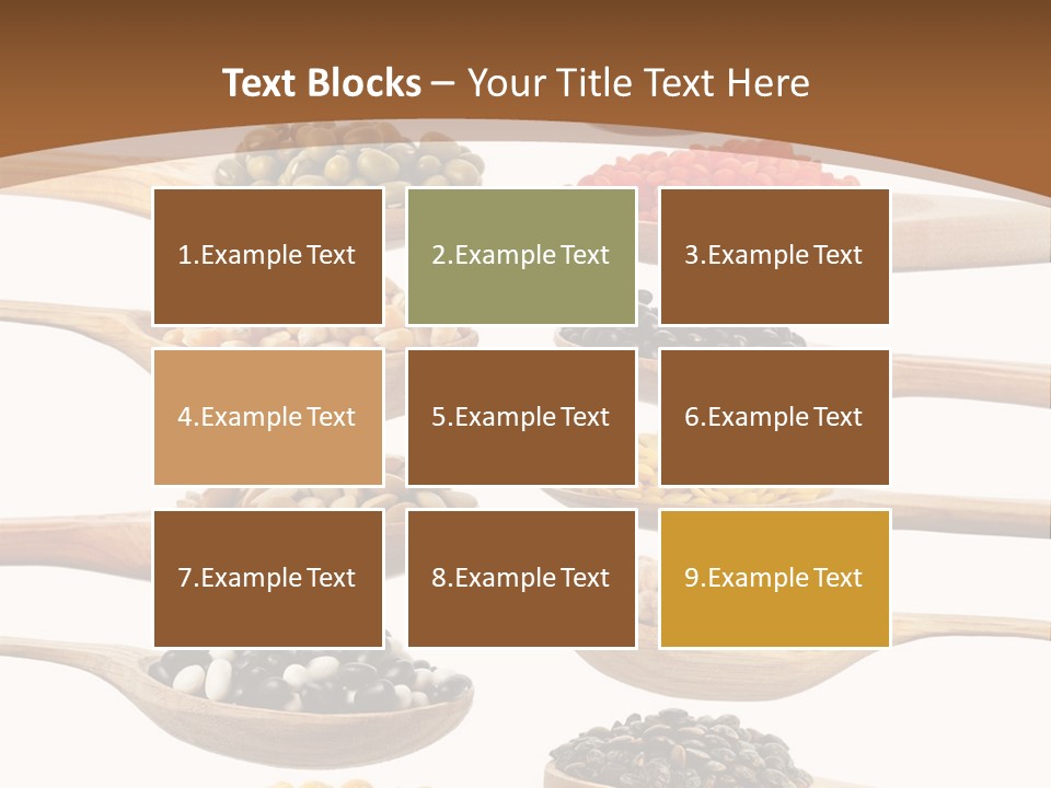 Collage Soja Vegetarian PowerPoint Template