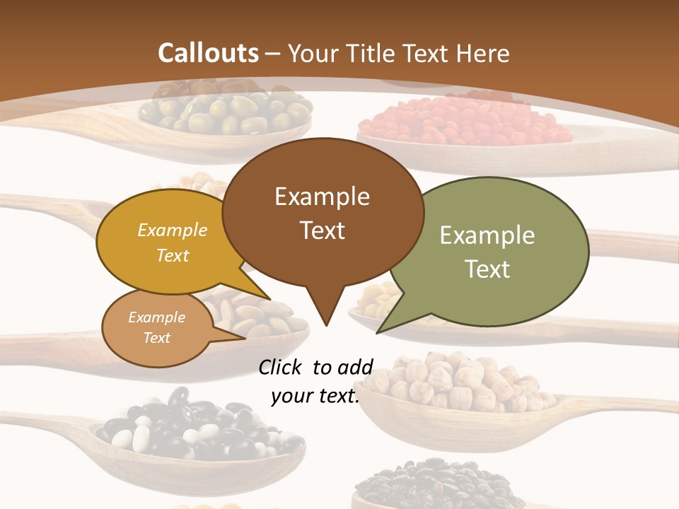 Collage Soja Vegetarian PowerPoint Template