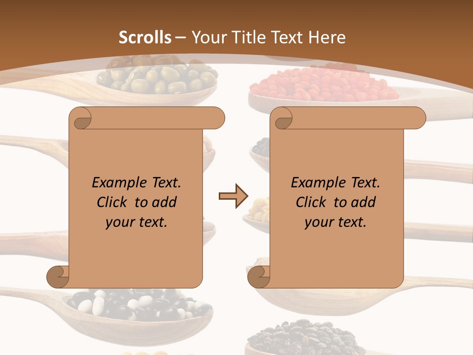 Collage Soja Vegetarian PowerPoint Template