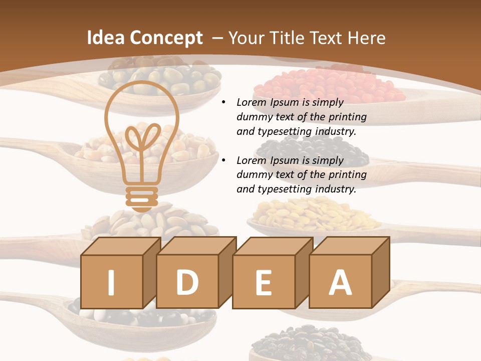 Collage Soja Vegetarian PowerPoint Template