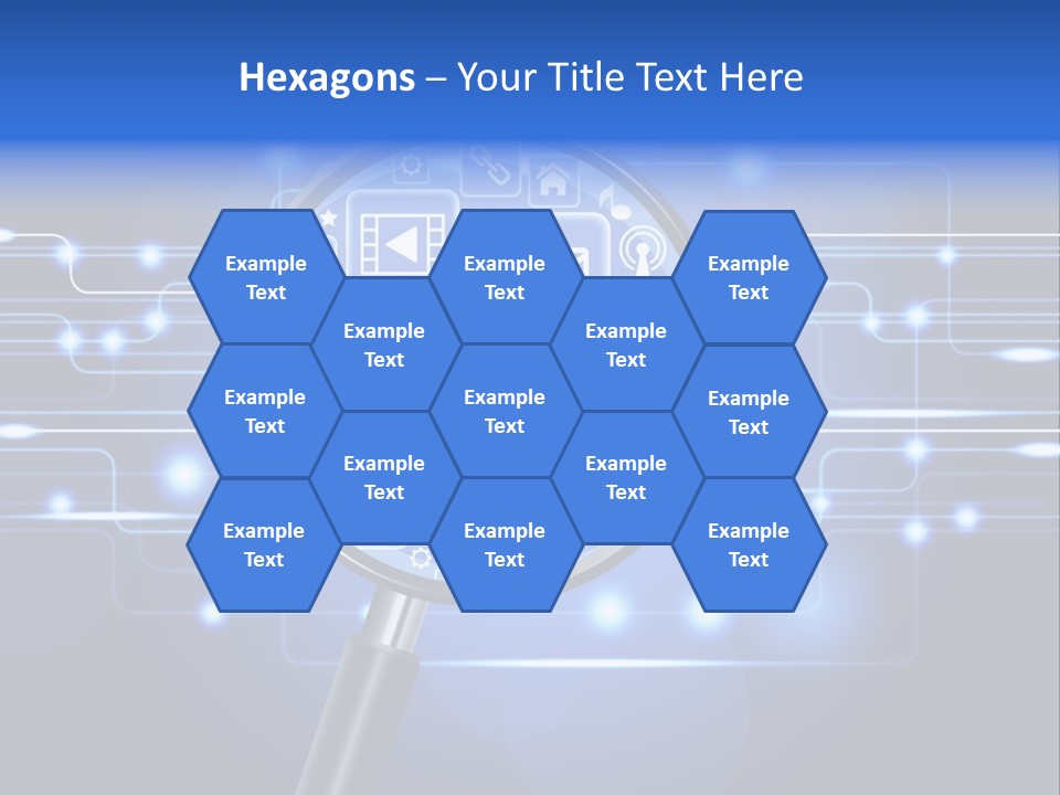 Connectivity Web People PowerPoint Template