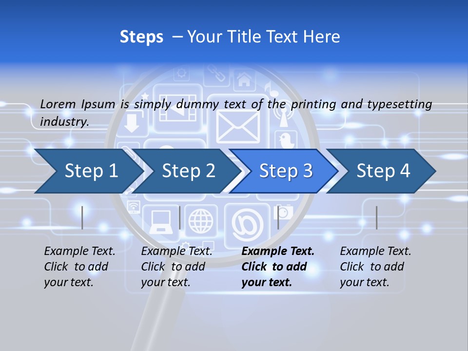 Connectivity Web People PowerPoint Template