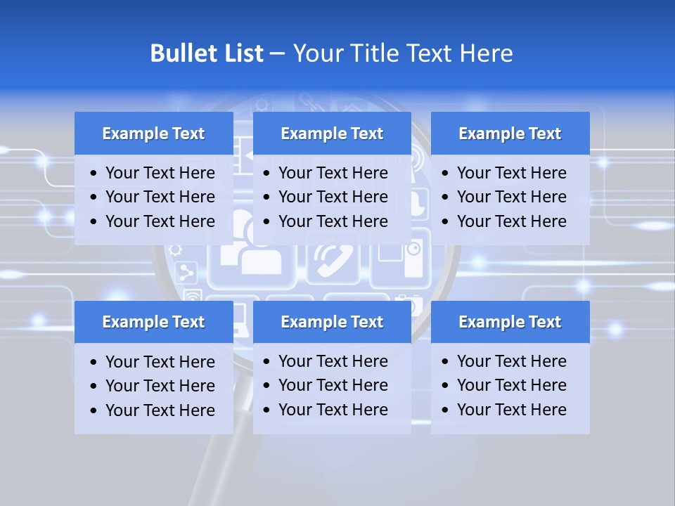 Connectivity Web People PowerPoint Template