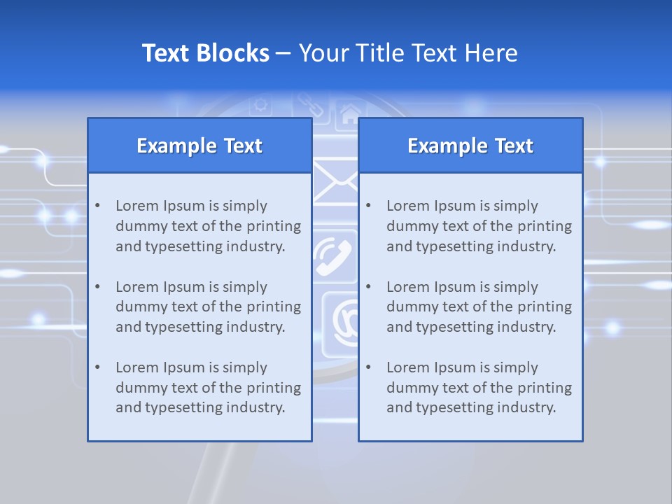 Connectivity Web People PowerPoint Template
