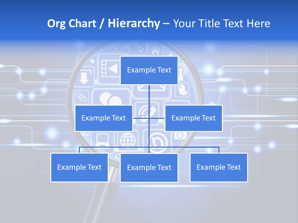 Connectivity Web People PowerPoint Template