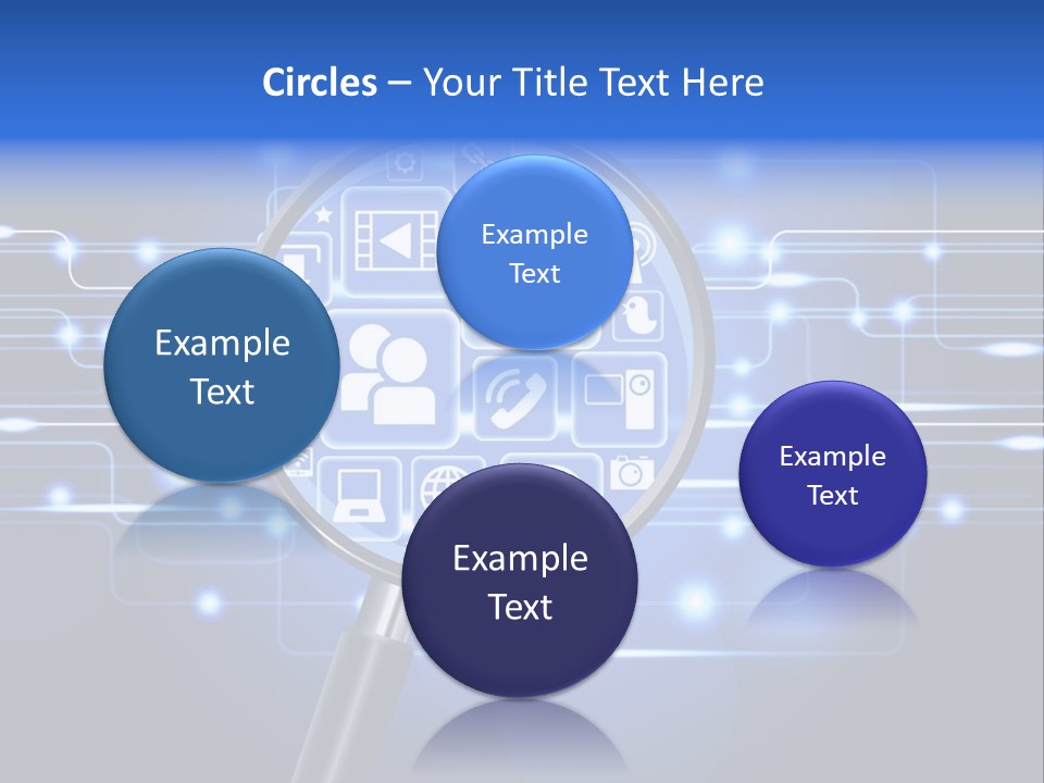Connectivity Web People PowerPoint Template