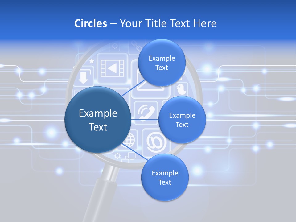 Connectivity Web People PowerPoint Template