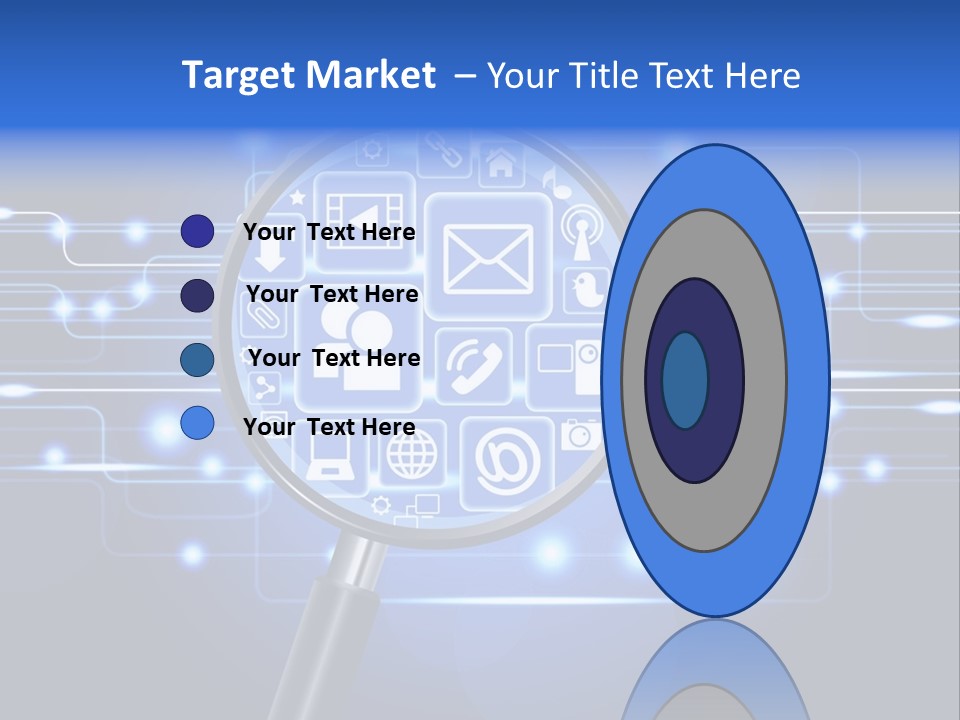 Connectivity Web People PowerPoint Template