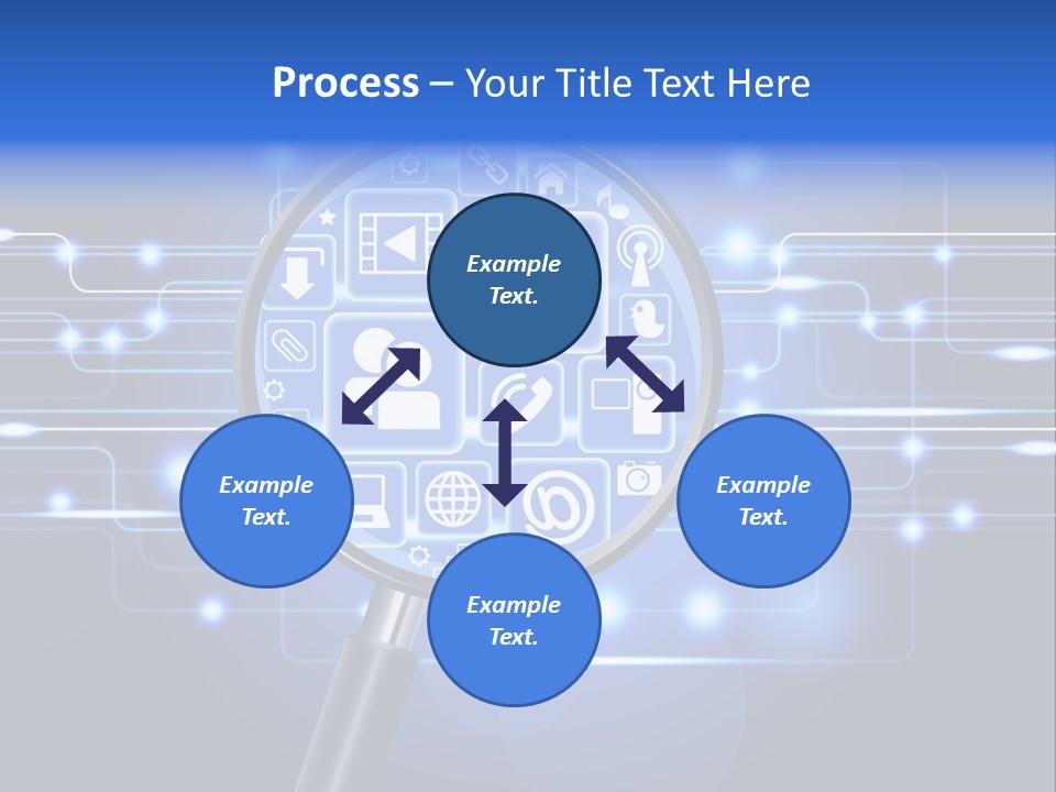 Connectivity Web People PowerPoint Template