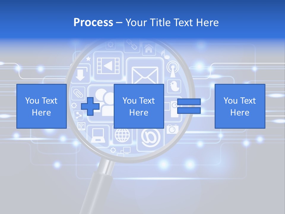 Connectivity Web People PowerPoint Template