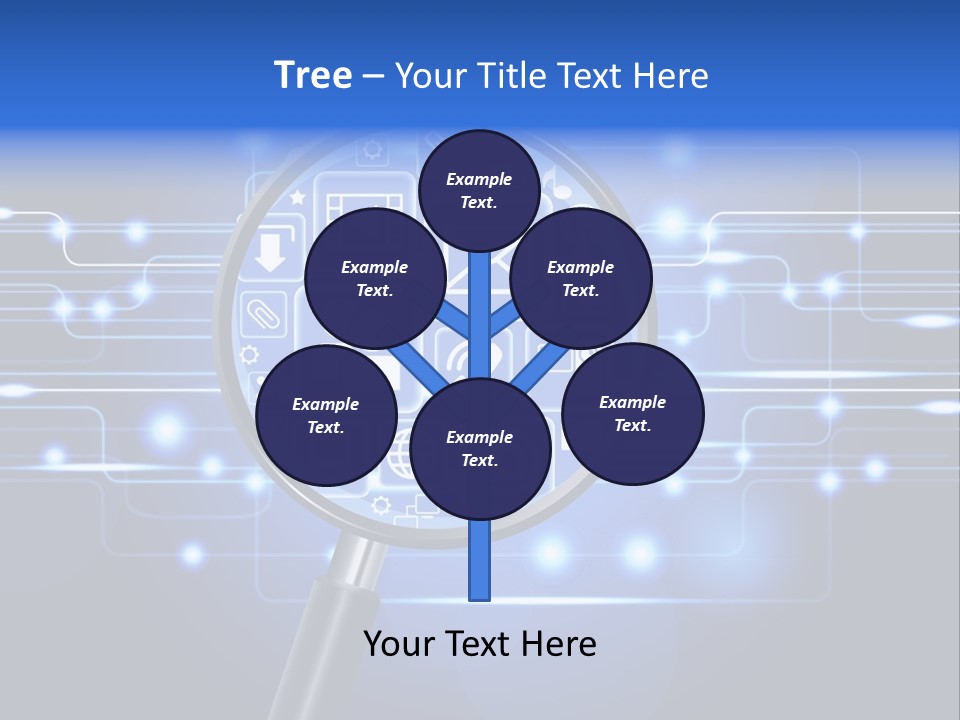 Connectivity Web People PowerPoint Template