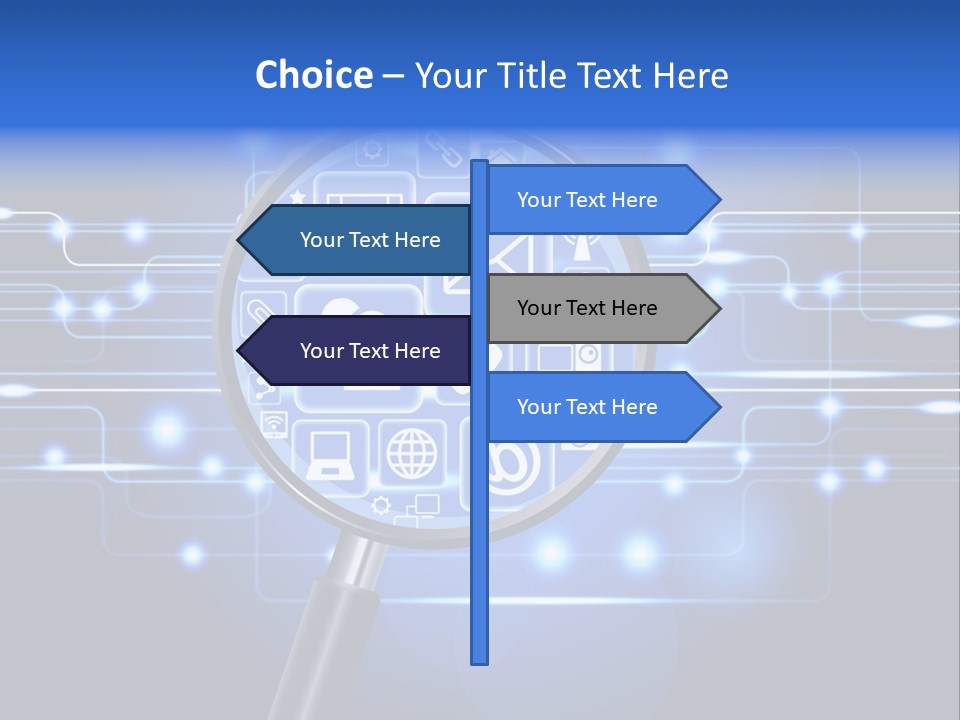 Connectivity Web People PowerPoint Template
