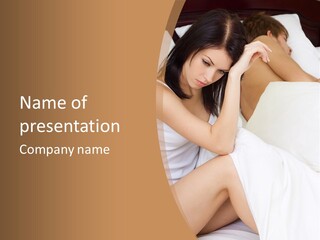 Bed Negative Cheating PowerPoint Template