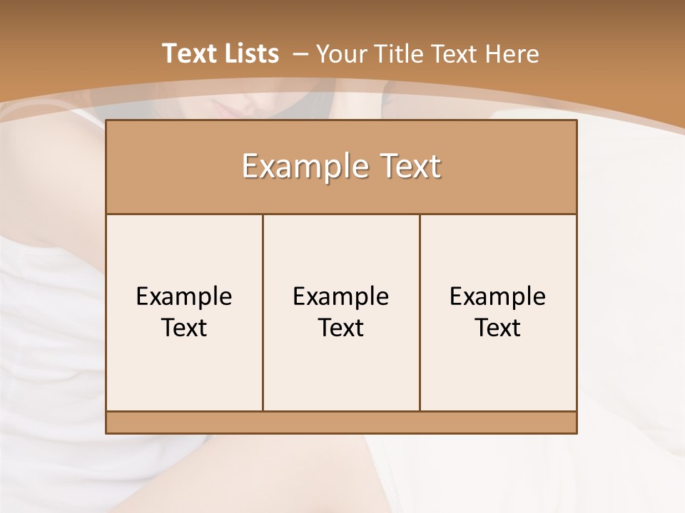 Bed Negative Cheating PowerPoint Template