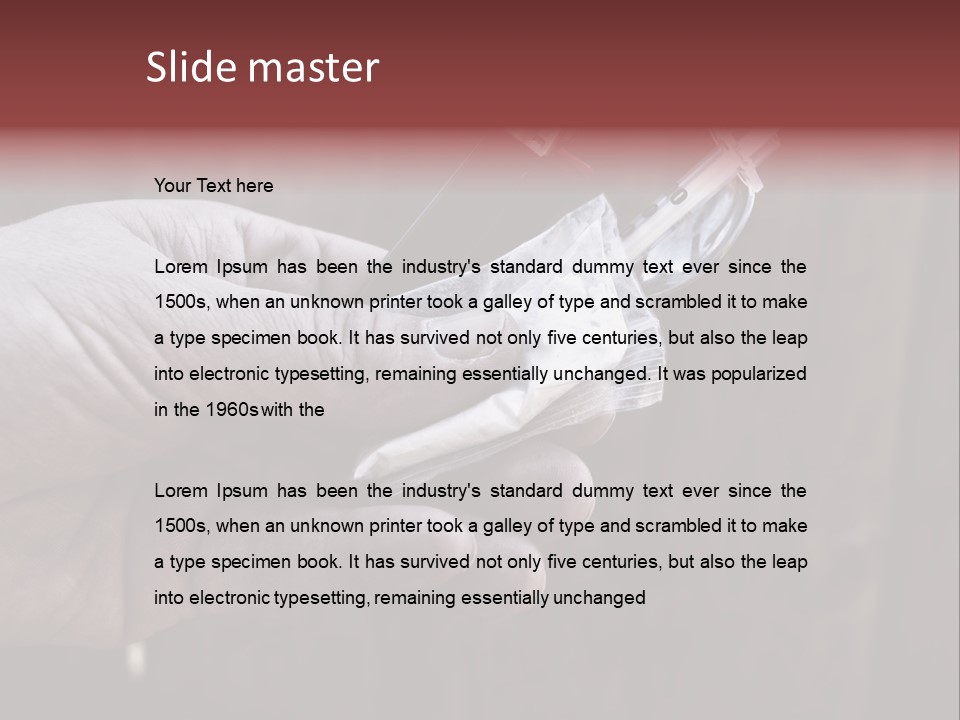 Floor Powder Healthy PowerPoint Template