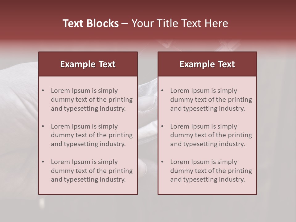 Floor Powder Healthy PowerPoint Template
