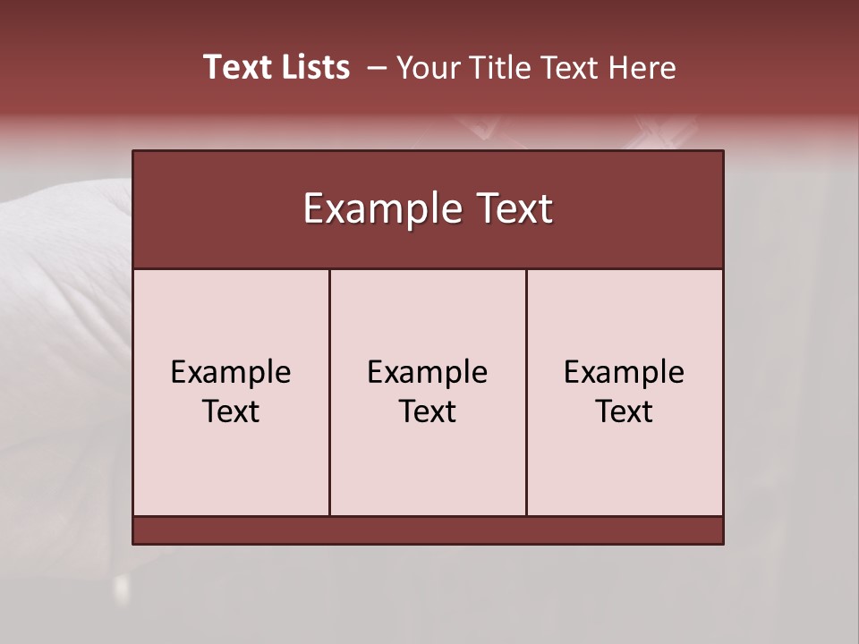 Floor Powder Healthy PowerPoint Template