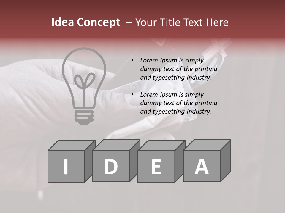 Floor Powder Healthy PowerPoint Template