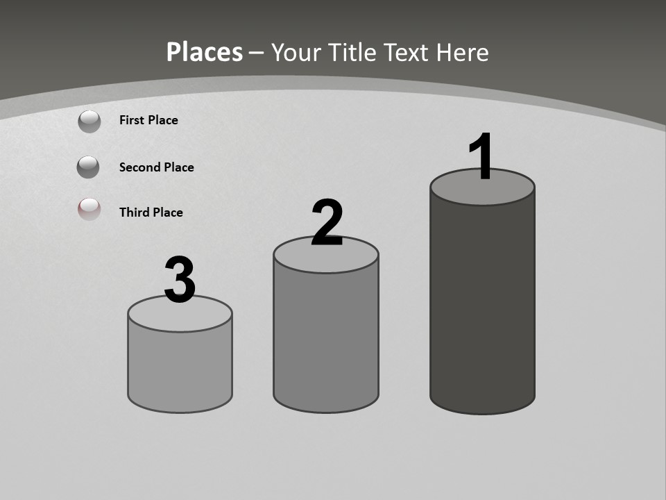 Monochrome Copyspace Poster PowerPoint Template