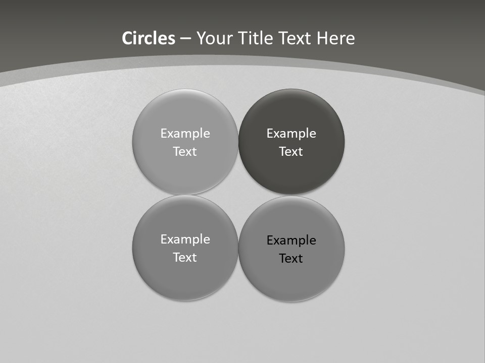 Monochrome Copyspace Poster PowerPoint Template
