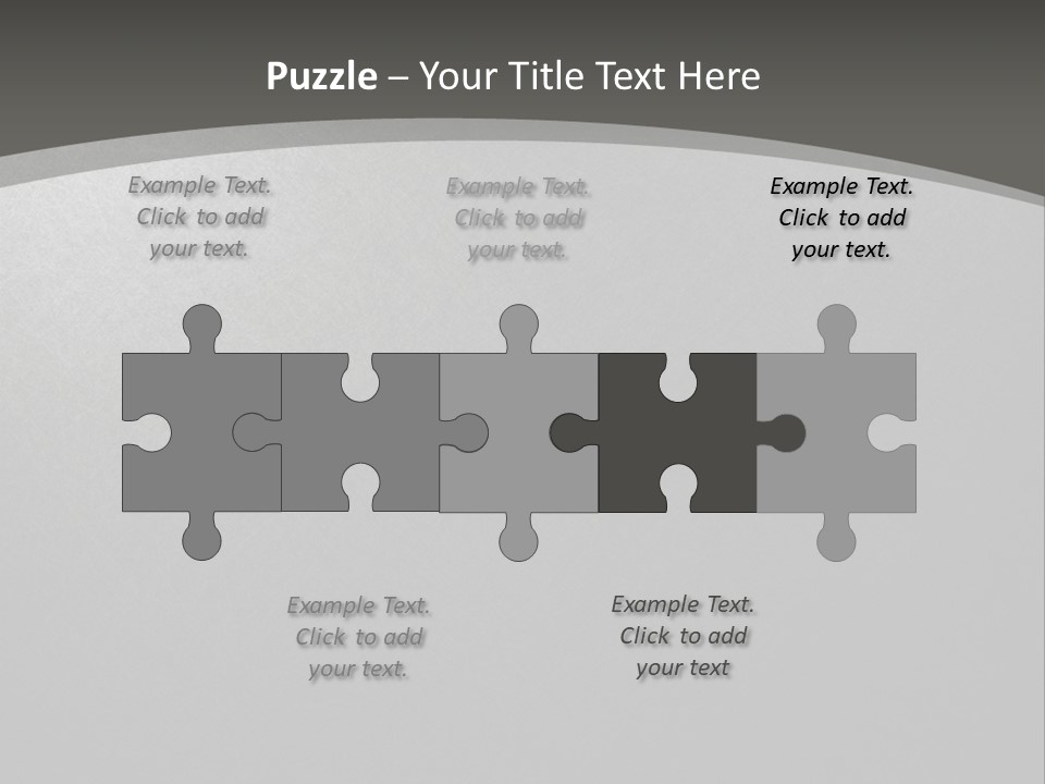 Monochrome Copyspace Poster PowerPoint Template