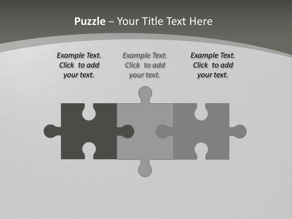 Monochrome Copyspace Poster PowerPoint Template