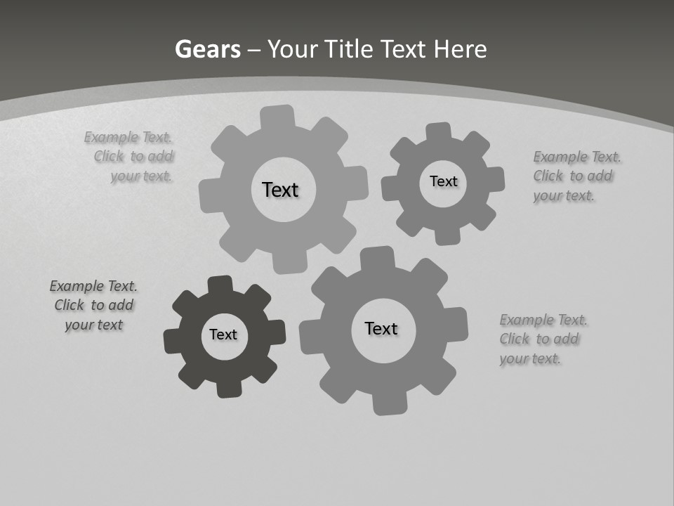 Monochrome Copyspace Poster PowerPoint Template
