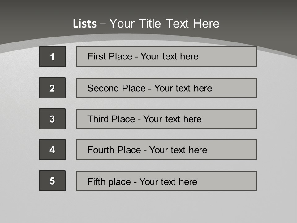 Monochrome Copyspace Poster PowerPoint Template