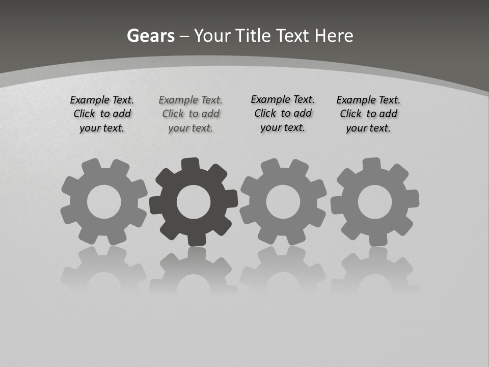 Monochrome Copyspace Poster PowerPoint Template