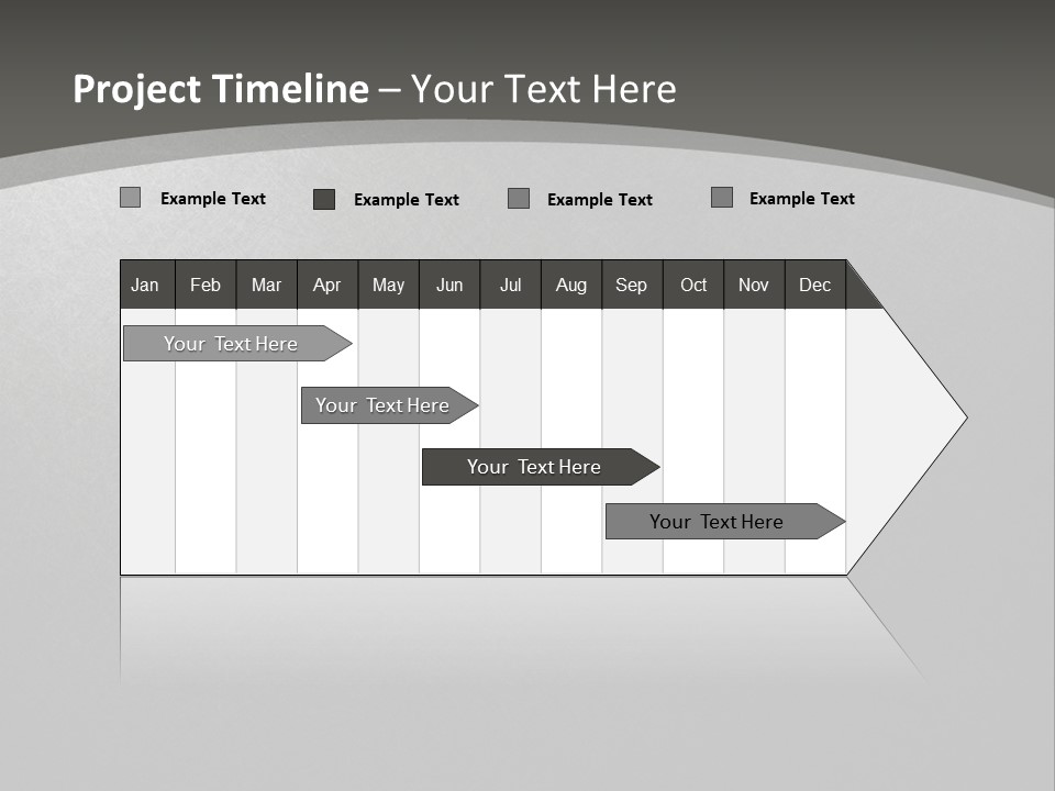 Monochrome Copyspace Poster PowerPoint Template