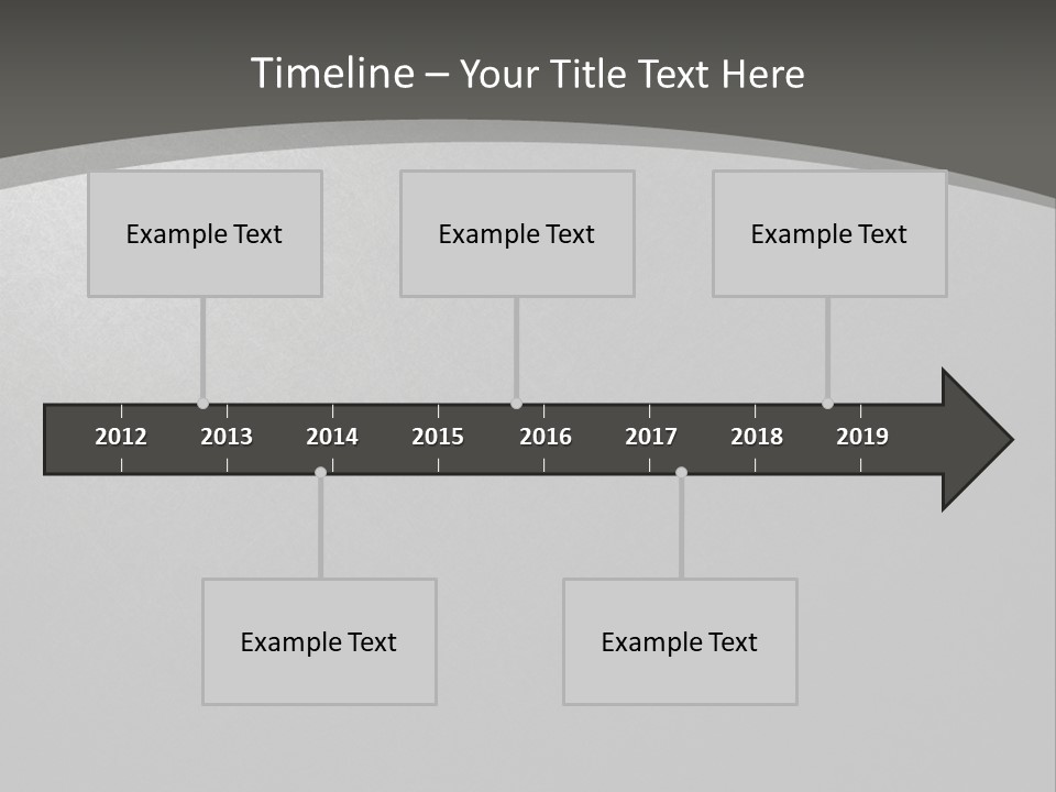 Monochrome Copyspace Poster PowerPoint Template