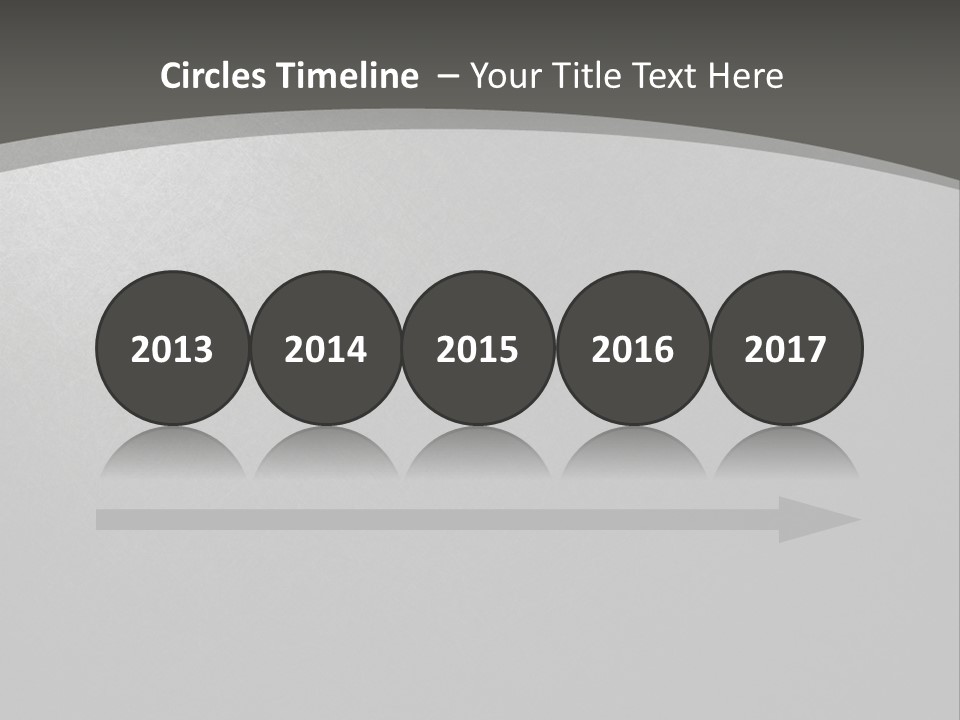 Monochrome Copyspace Poster PowerPoint Template