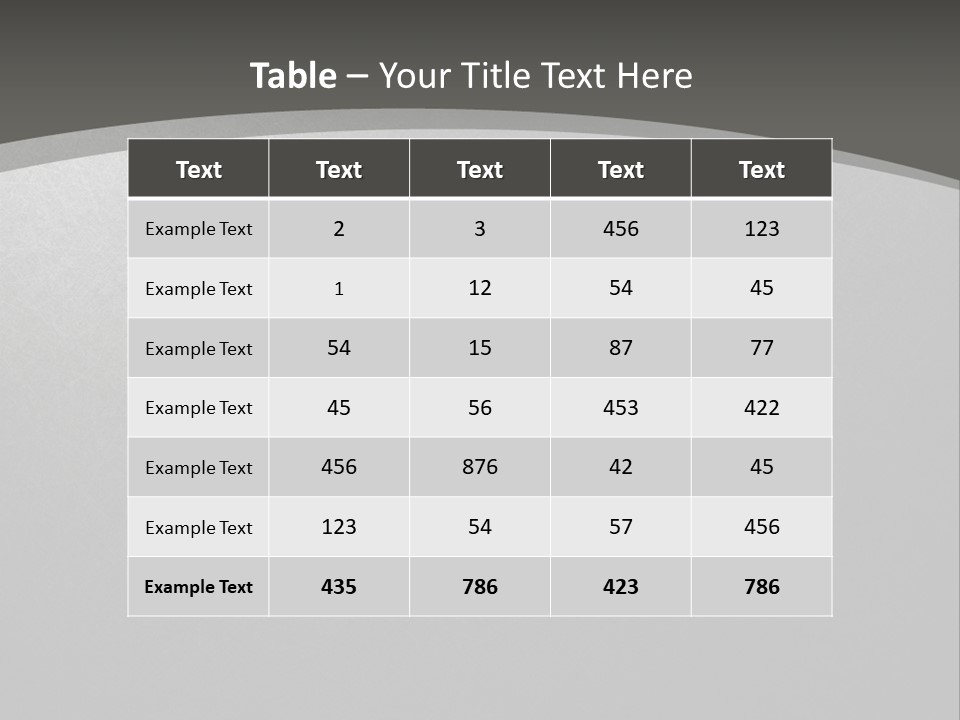 Monochrome Copyspace Poster PowerPoint Template