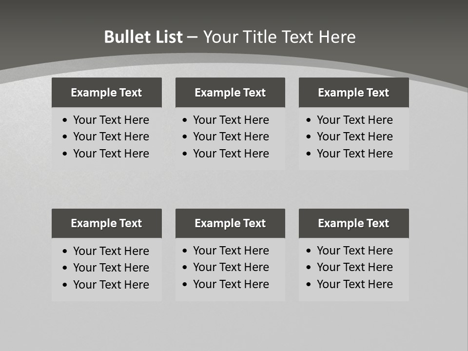 Monochrome Copyspace Poster PowerPoint Template