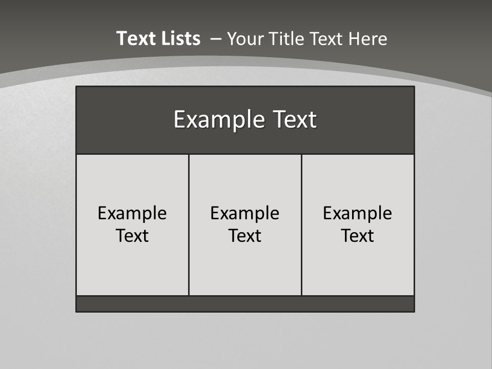 Monochrome Copyspace Poster PowerPoint Template