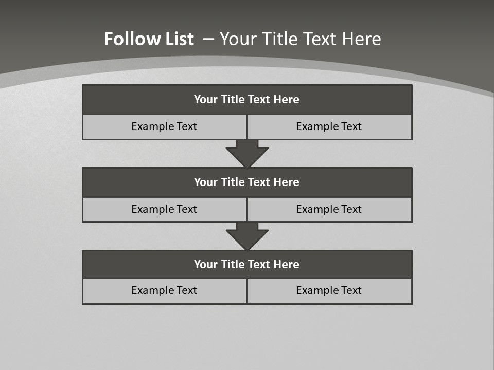 Monochrome Copyspace Poster PowerPoint Template