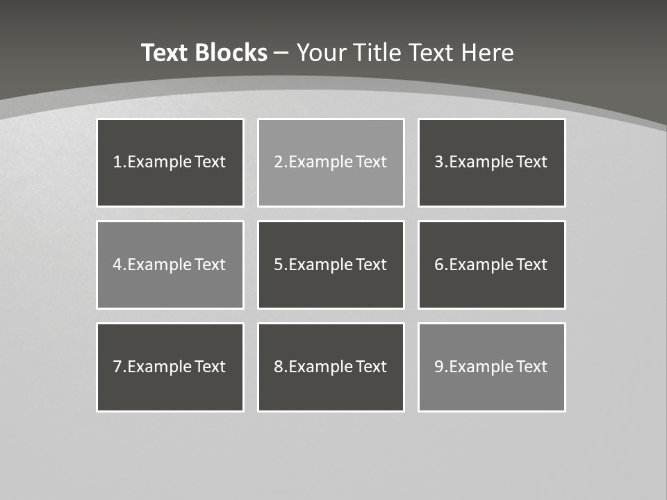 Monochrome Copyspace Poster PowerPoint Template