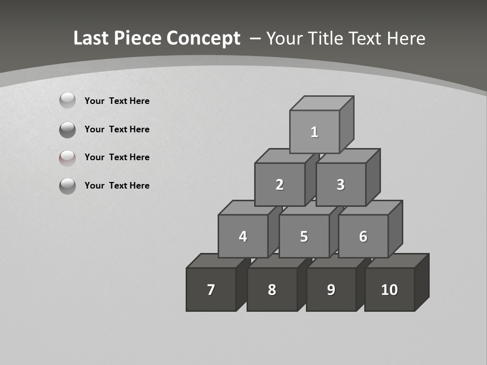 Monochrome Copyspace Poster PowerPoint Template