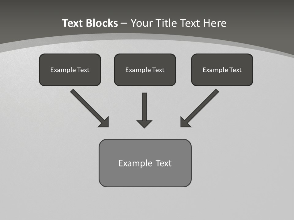 Monochrome Copyspace Poster PowerPoint Template